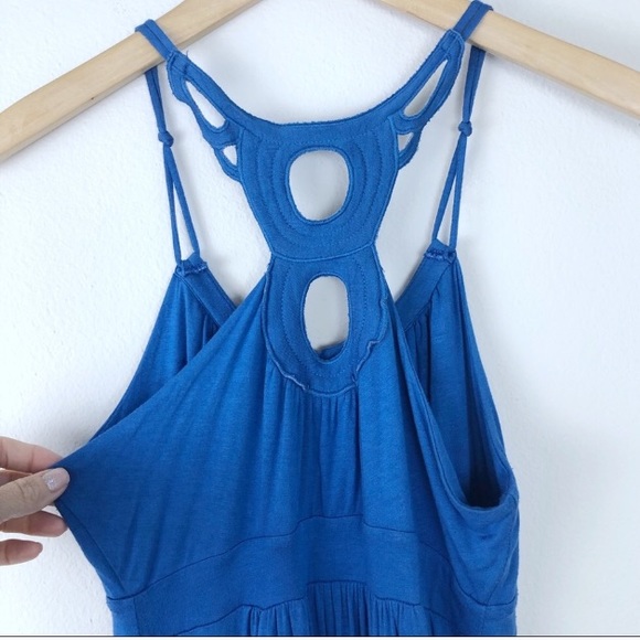 ELLA MOSS Soft Blue Midi dress - small - Picture 6 of 8